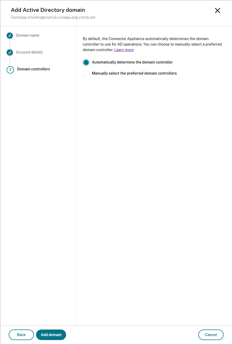 Active Directory Automatically Controllers