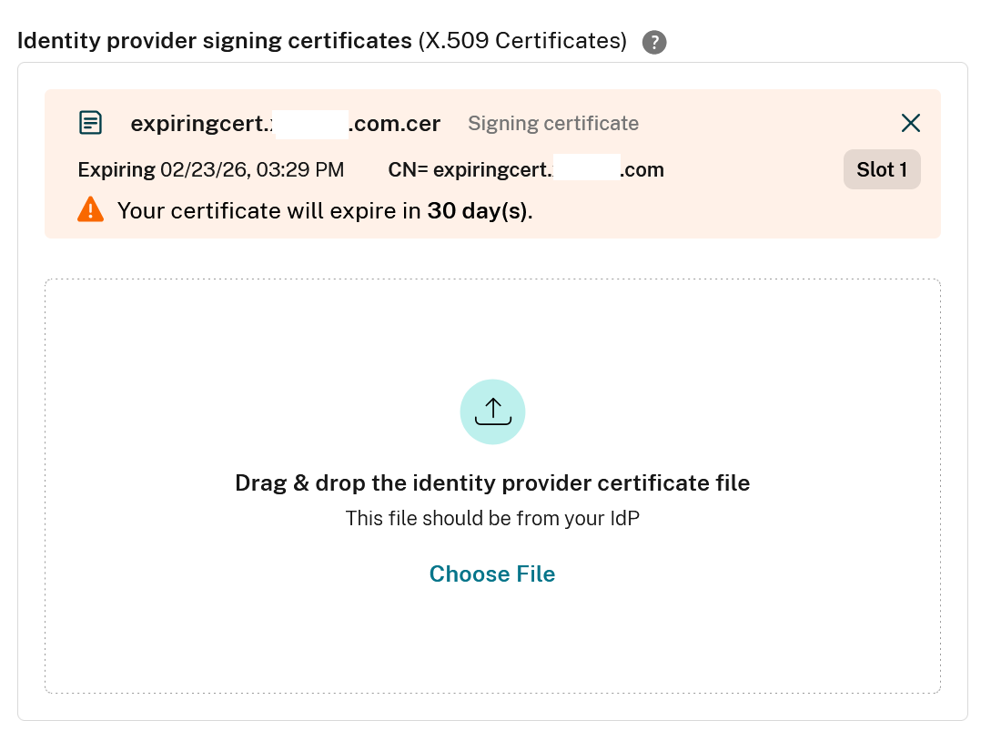 Expiring certificate Count Down