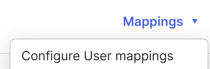 Okta OIDC Select Configure Mappings