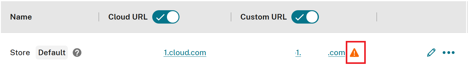 SAML Custom Domain URL warning
