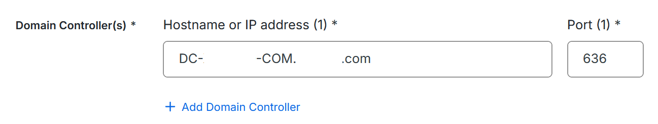 Saml duo add dc fqdn