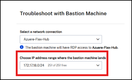 Troubleshoot with Bastion Machine