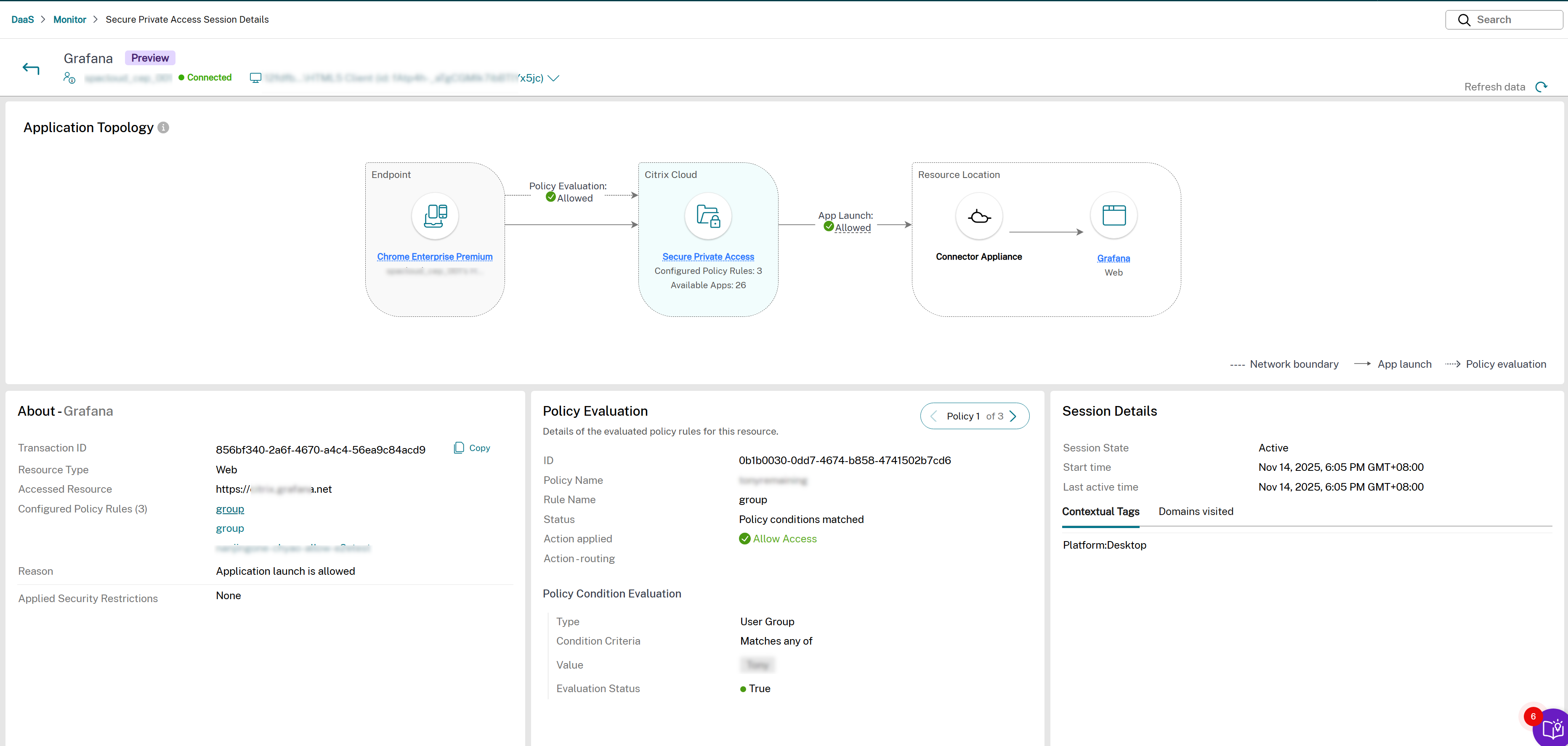 CEP Application topology-web and SaaS-success