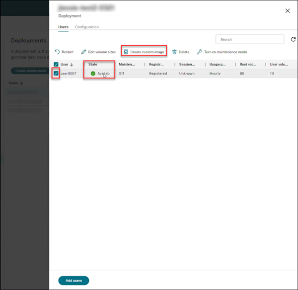 Panel de implementación