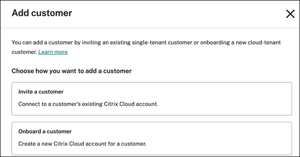 Add or invite tenants