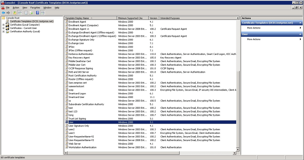 Microsoft Management Console