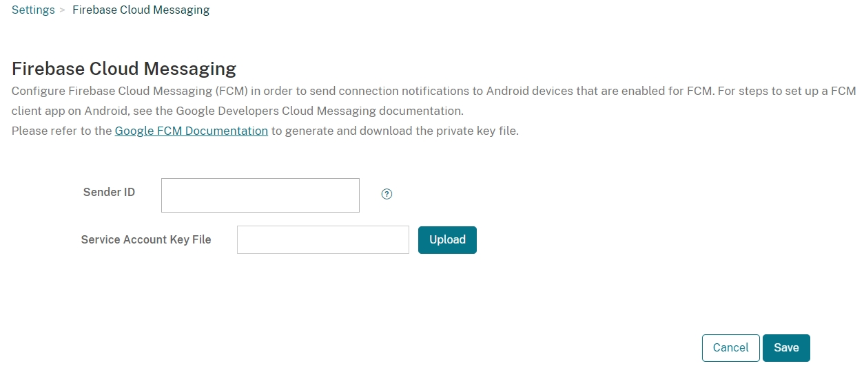 Nouvel utilisateur FCM