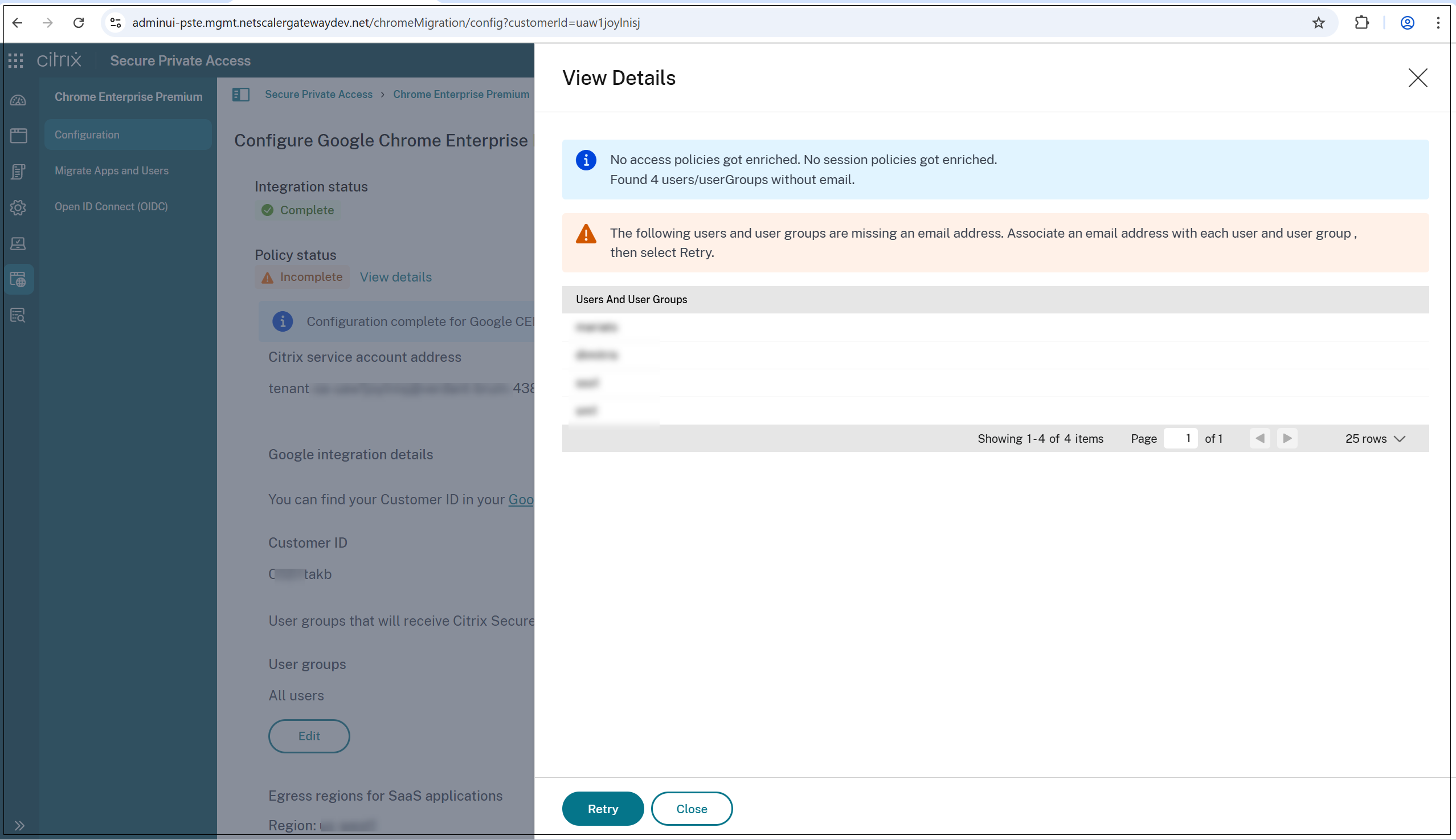 Enrich email addresses