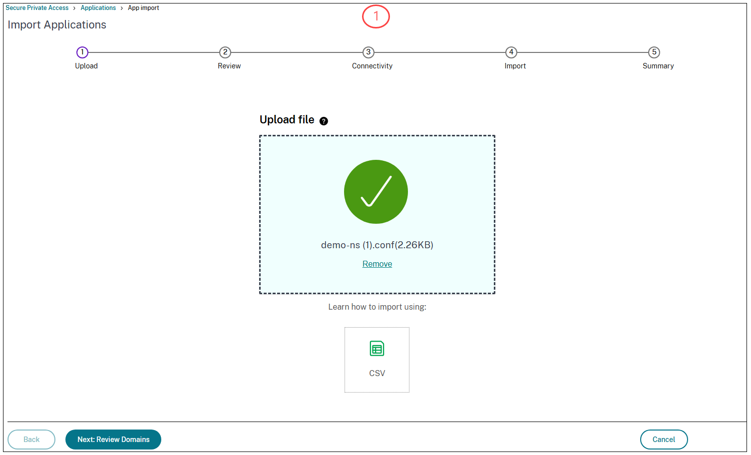 Import applications1