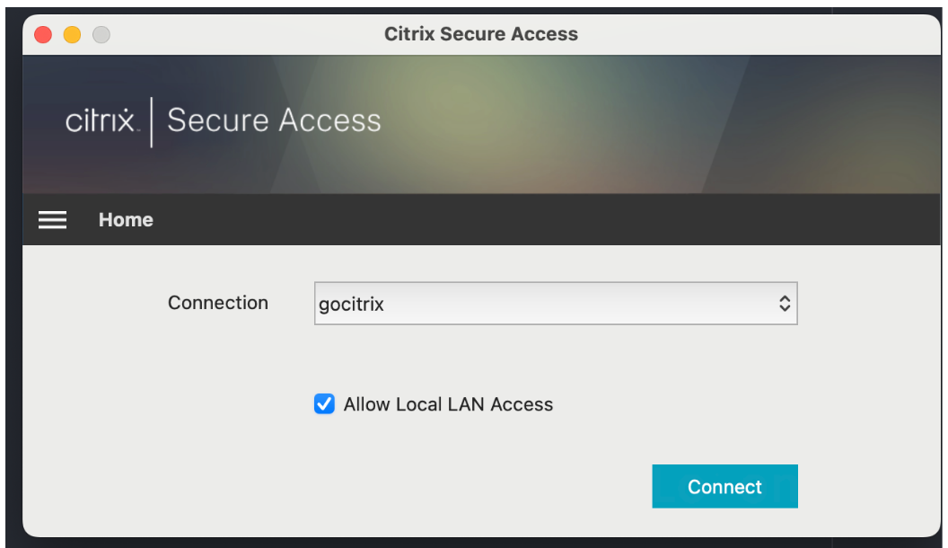 Local LAN access
