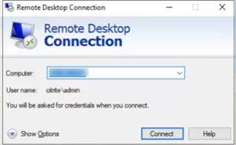 RDP connection2