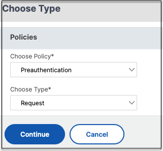 Policy-Typ