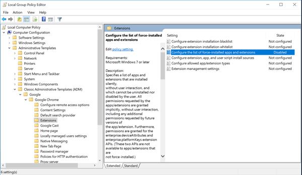 Extension de redirection du contenu du navigateur