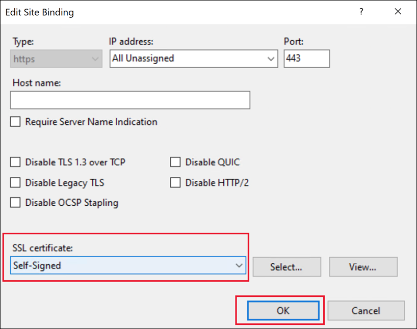 Modifica binding sito