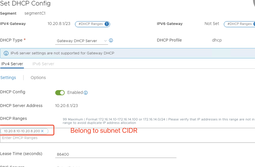 Segmenti di networking NSX-T