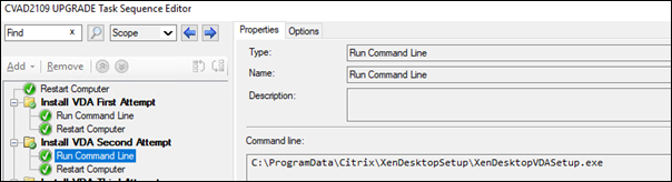 Upgrade Task Sequence Editor