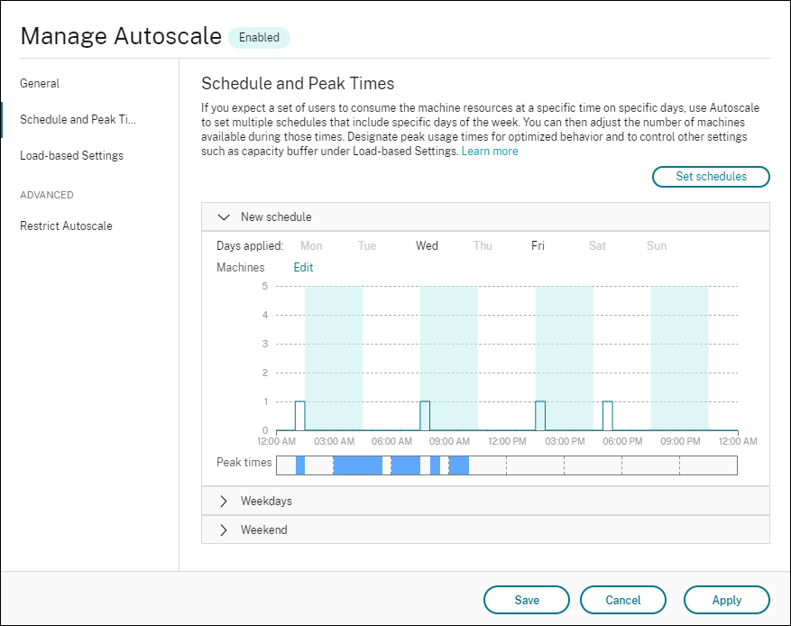 Autoscale 单会话操作系统随机 - 计划