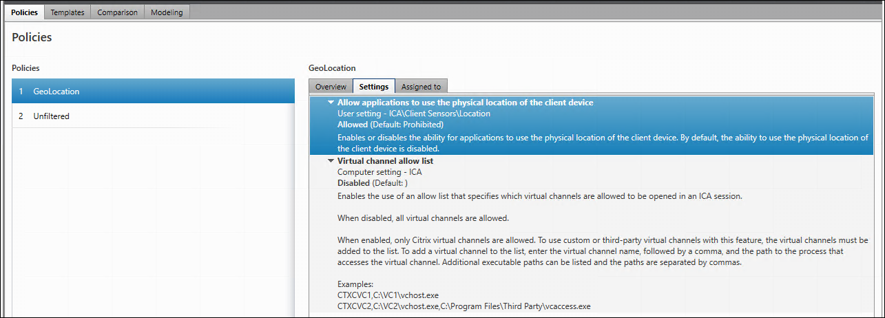 Allow application to use the physical location of the client device