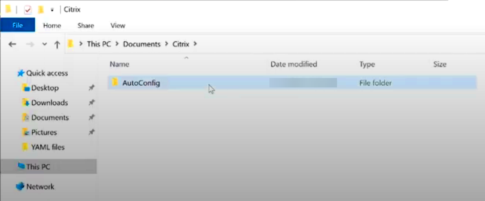 AutoConfig folder in target site
