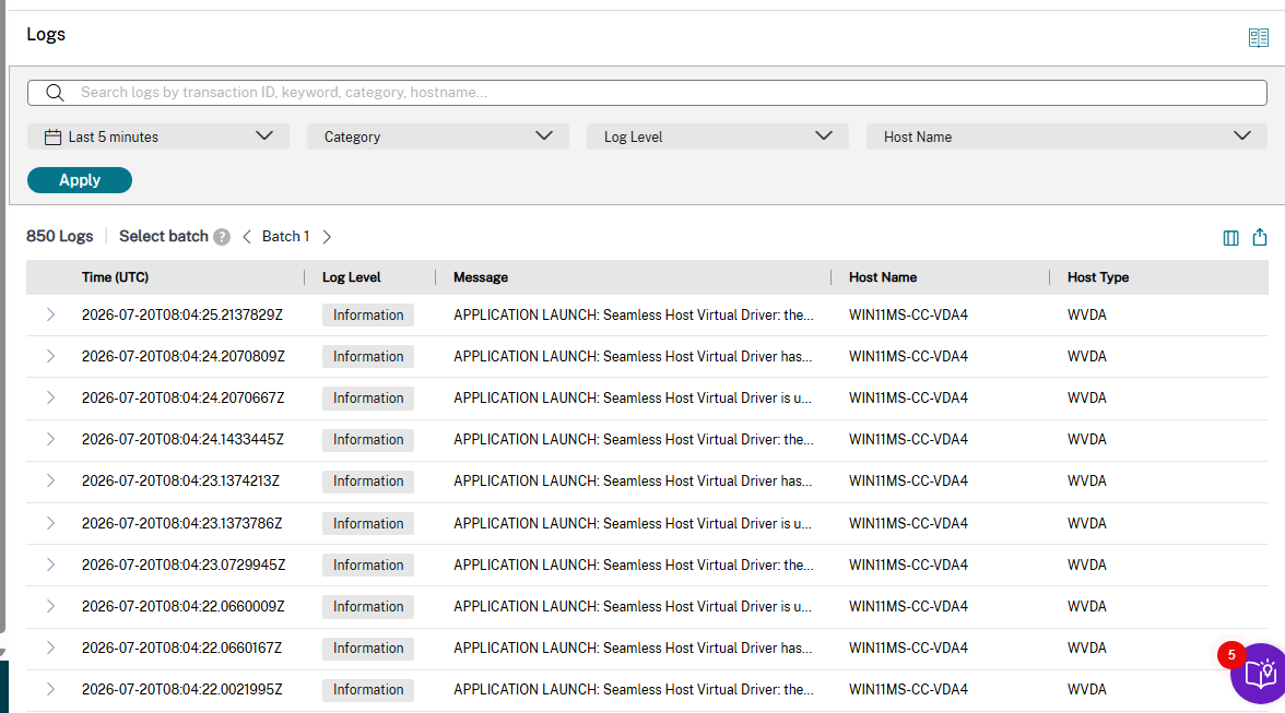 AOT Monitor Logs Main