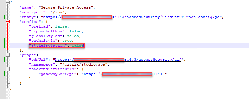 Modifier le fichier de configuration de SPA