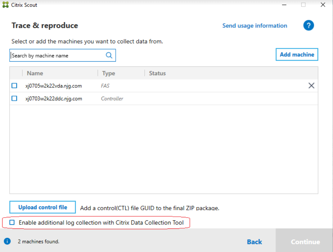 Enable additional log collection(启用其他日志收集)