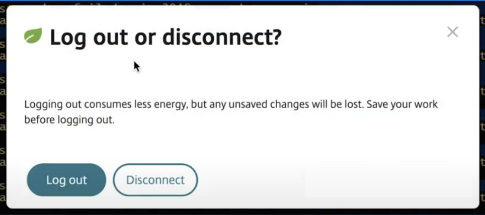 Disconnect