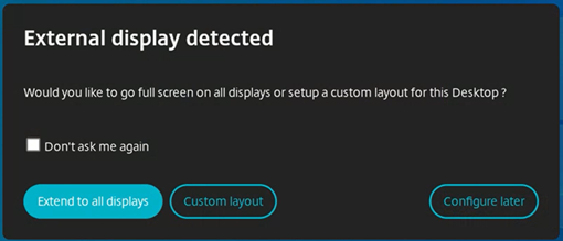 new monitor notification