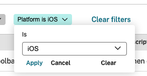 Gacs Platform Filter