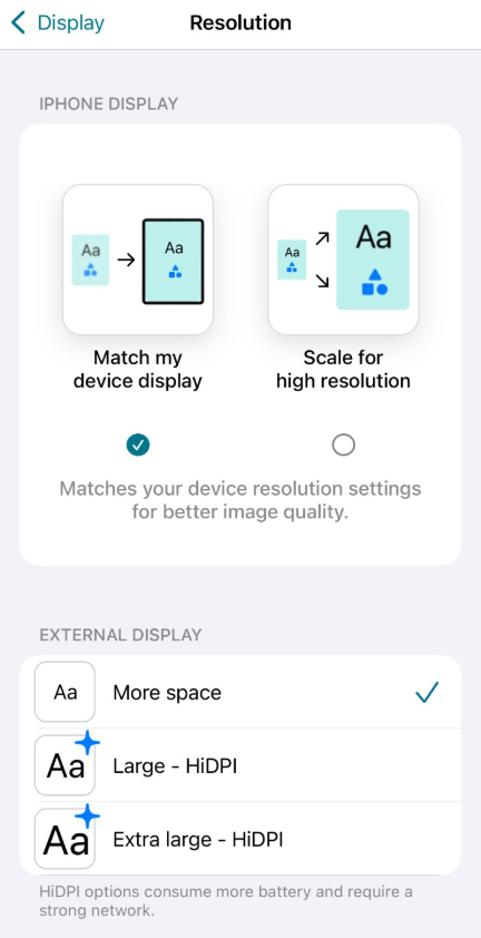 Graphic Settings Auto External Sync2