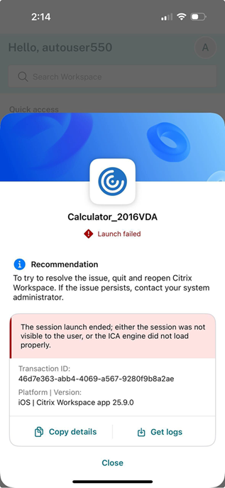 Troubleshooting Error Message and Fix