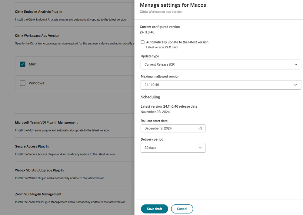 GACS Citrix Worspace application