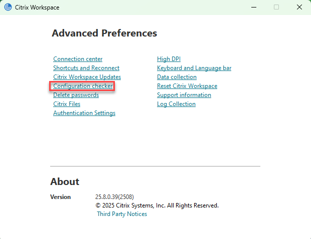 Health Checker Advanced Preferences