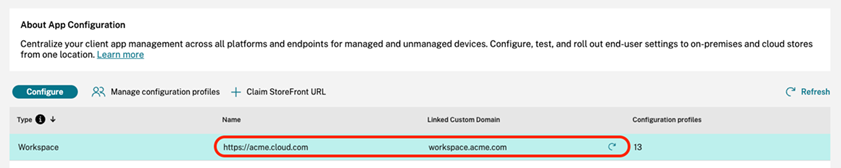 カスタムドメイン