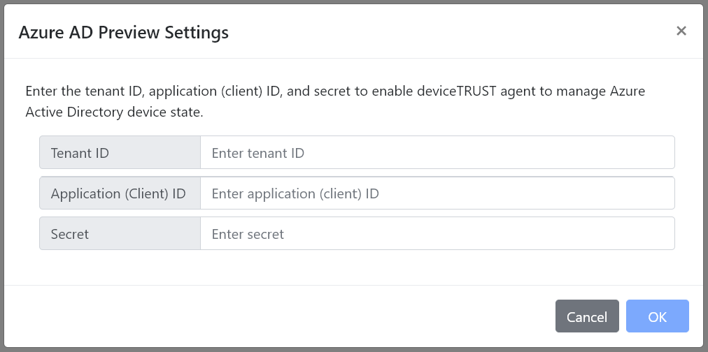The new Azure AD Preview Settings