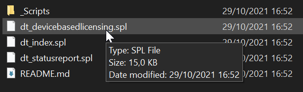 Selecting your app file
