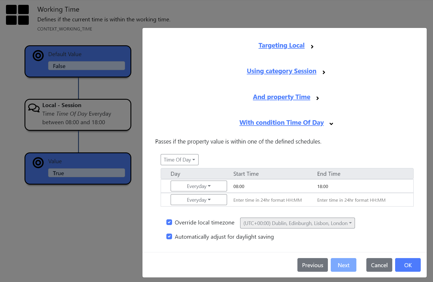 The new Time Of Day operator and Time property
