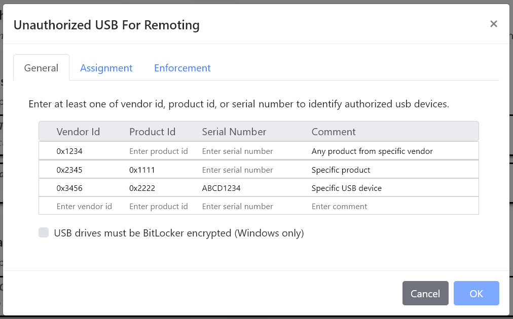 The Unauthorized USB For Remoting use case