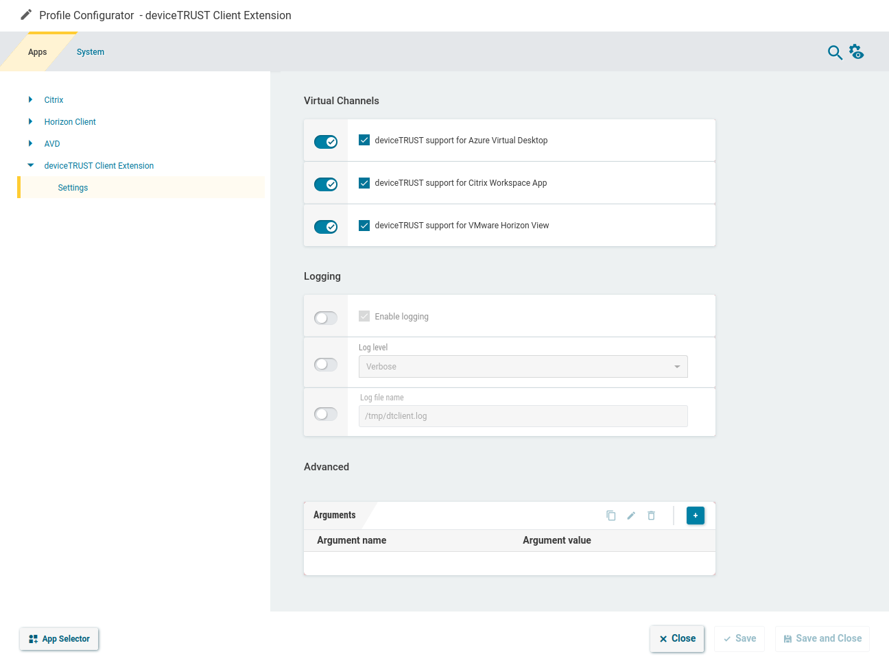 Configuration within the UMS 12 Web App