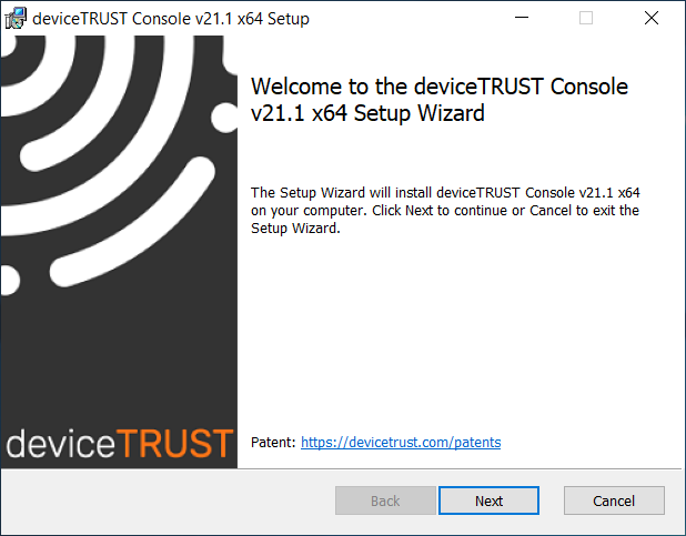 Console Installer - Welcome