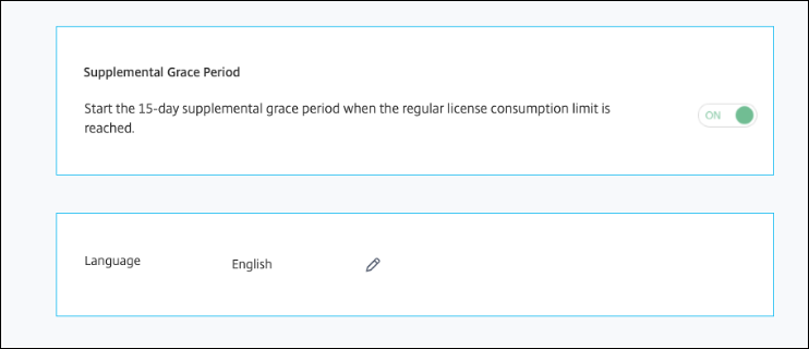 License caching mode