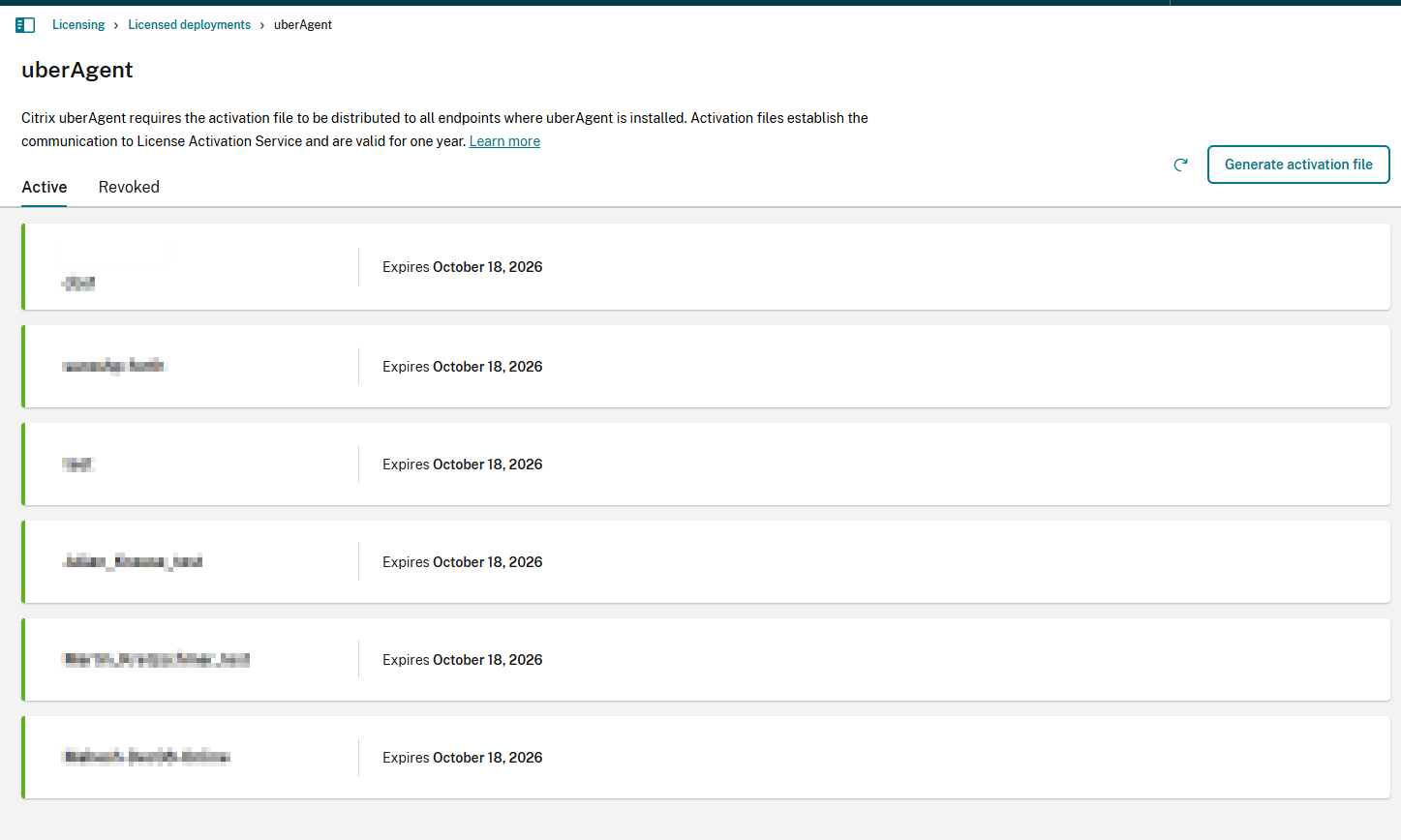 UberAgent Token Overview