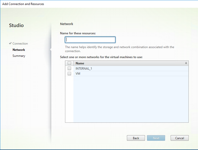 Creating a hosting connection to Nutanix in the on-premises Citrix Studio