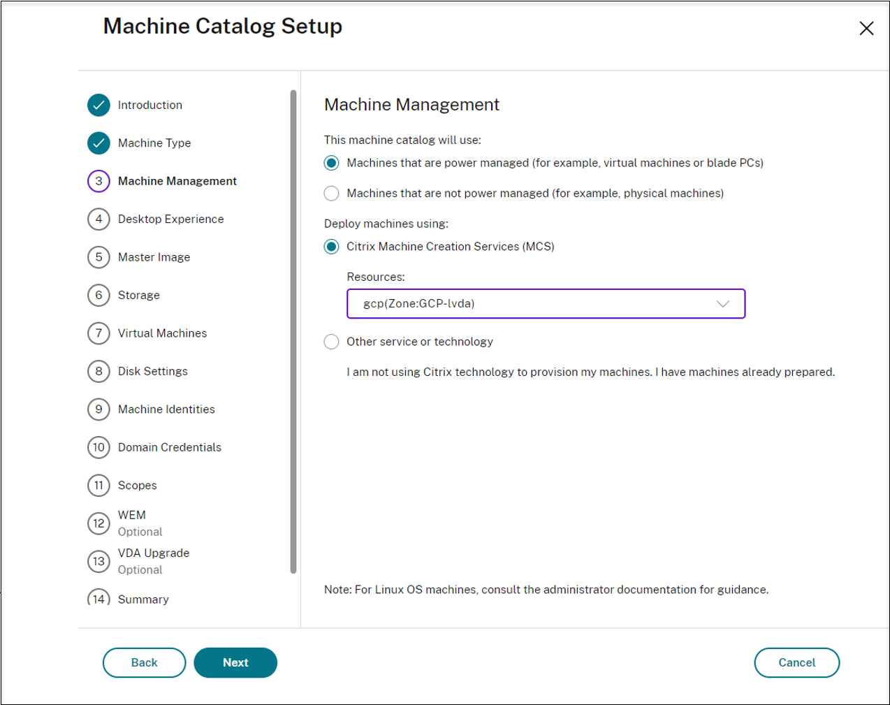 Gestion de machine