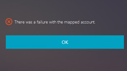 シャドウアカウントマッピングエラー