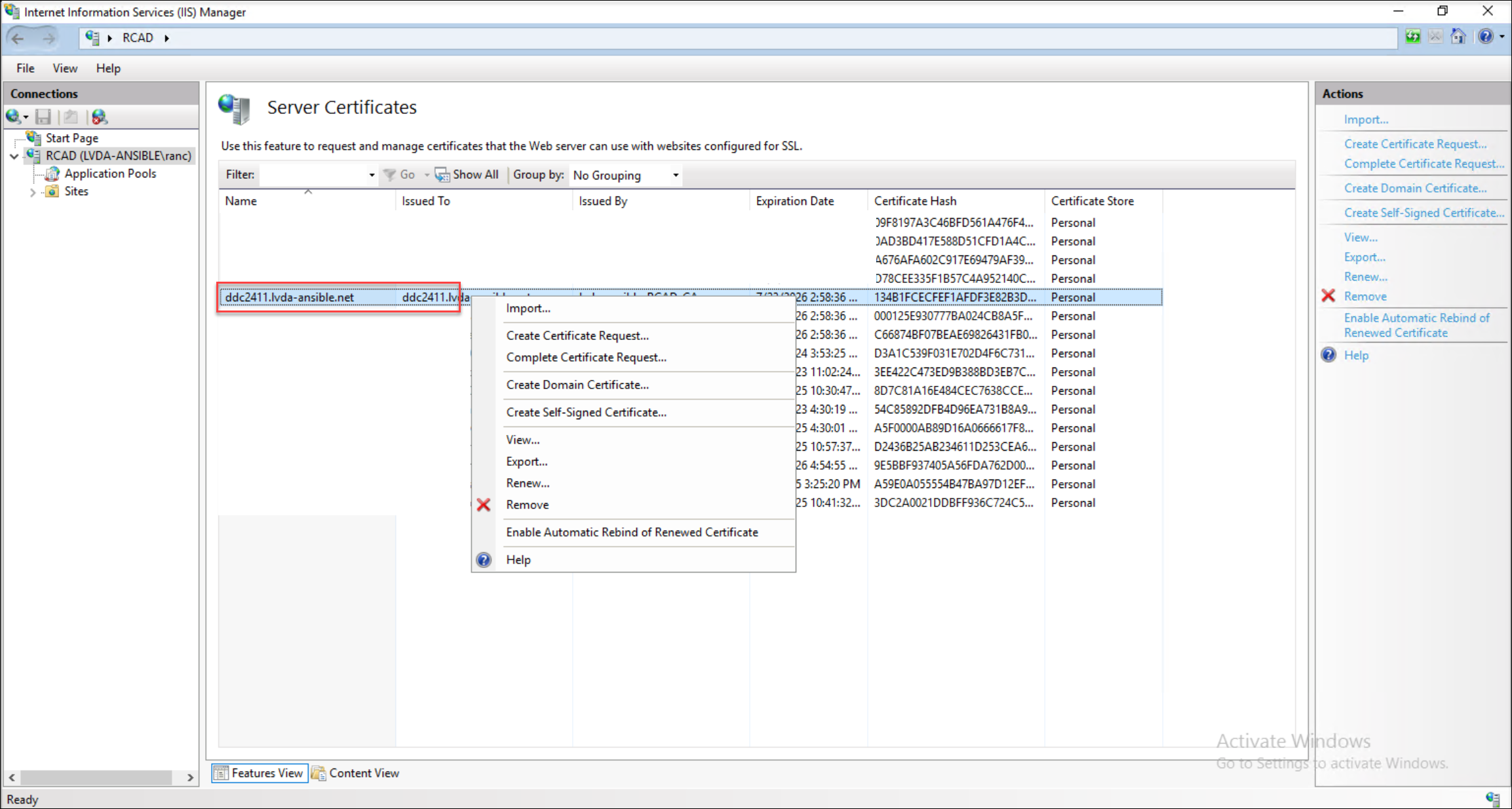 Export the Delivery Controller FQDN certificate