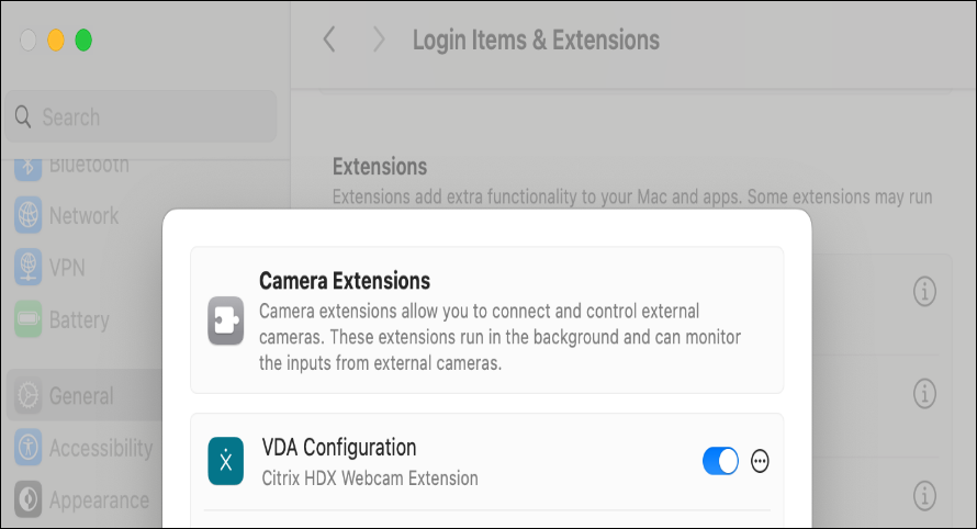 camera extensions