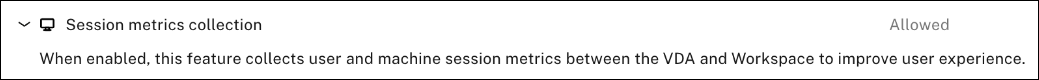 Session Metrics