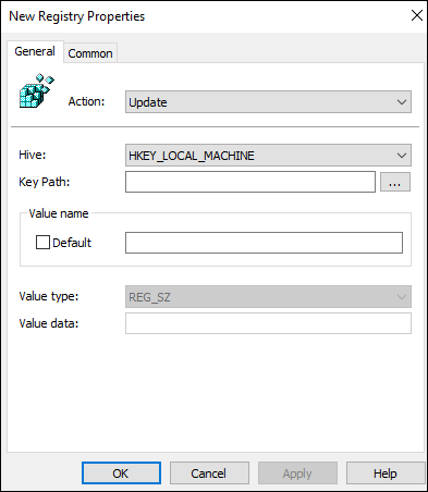 GPP-Registrierungseintrag