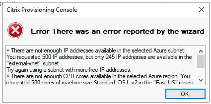 Asistente de instalación: Error en comprobación preliminar